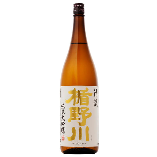 Tatenokawa Junmai Daiginjo Sake 1.8L - Light, Fruity, 14% Alcohol, Yamagata