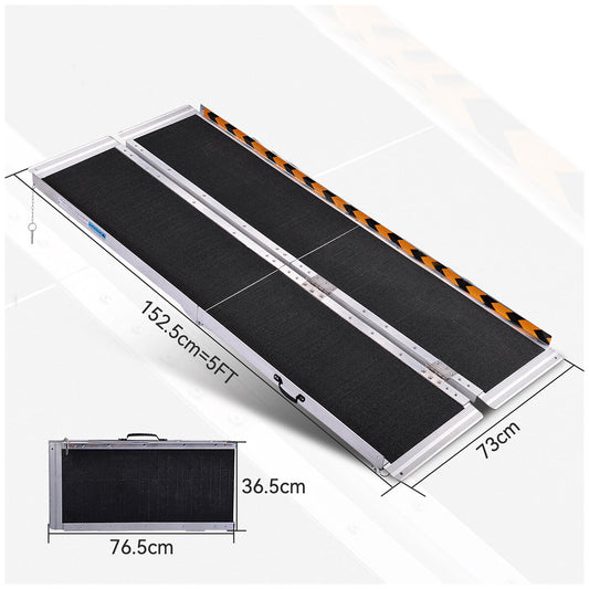 Altus Aluminium Portable Wheelchair Ramp 152.5cm, 270kg Capacity, Non-Slip Surface – view 2