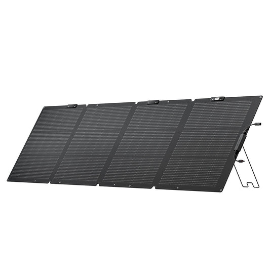 EcoFlow EFSOLAR220W-NS Portable Solar Panel | 220W, Tempered Glass, Integrated Solar Guide, Waterproof - Auzzistore