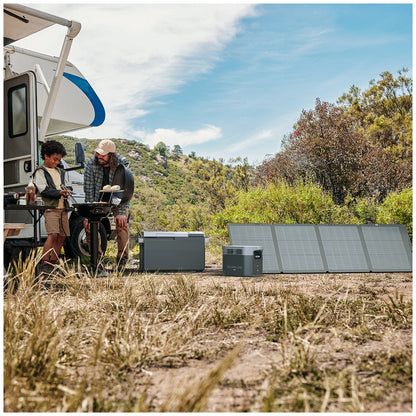 EcoFlow EFSOLAR220W-NS Portable Solar Panel | 220W, Tempered Glass, Integrated Solar Guide, Waterproof