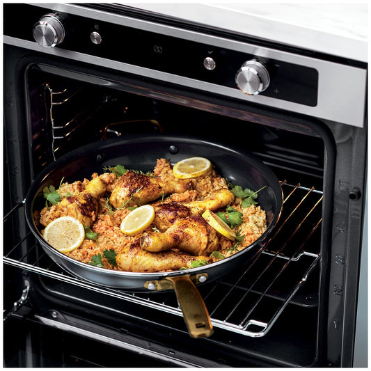 Blue Diamond Family Frypan 34cm - Toxin-Free Ceramic Nonstick Cookware with Diamond-Infused Coating, Oven Safe, Induction Compatible – view 2