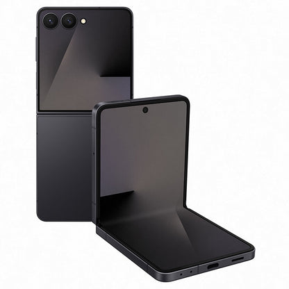 Samsung Galaxy Z Flip7 256GB Black - Seamless Foldable Screen, Enhanced Camera, Long Battery Life, Gemini Live AI Assistant