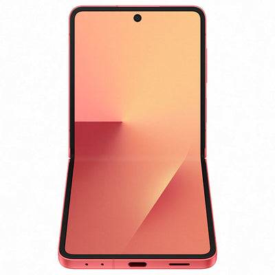 Samsung Galaxy Z Flip7 256GB Red - Seamless Foldable Screen, Pro Visual Engine, 4,300mAh Battery, Gemini Live AI Assistant