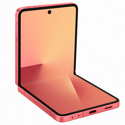 Samsung Galaxy Z Flip7 256GB Red - Seamless Foldable Screen, Pro Visual Engine, 4,300mAh Battery, Gemini Live AI Assistant