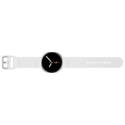 Samsung Galaxy Watch 8 Bluetooth 44mm Silver with AI-Powered Health Tracking, Antioxidant Measurement, and Personalised Running Coach