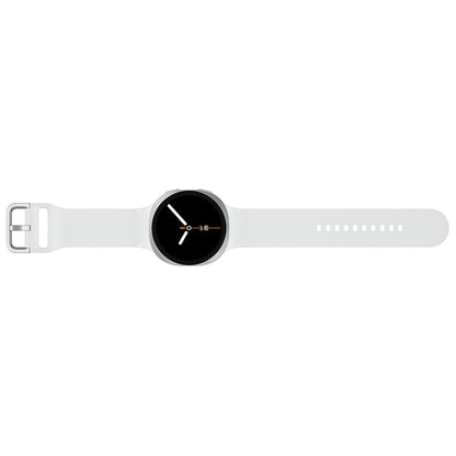 Samsung Galaxy Watch 8 Bluetooth 44mm Silver with AI-Powered Health Tracking, Antioxidant Measurement, and Personalised Running Coach