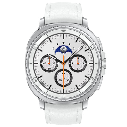 Samsung Galaxy Watch 8 Classic LTE 46mm White with Rotating Bezel, Quick Button, AI Voice Assistant, Personalised Coaching
