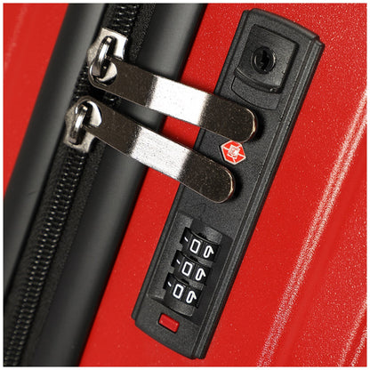 Disney Mickey 2 Piece Luggage Set DIS394-2, Red, ABS/Polycarbonate, TSA Lock, 5-Year Warranty