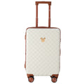 Disney Mickey Carry On Ivory Lightweight Expander TSA Lock 5-Year Warranty