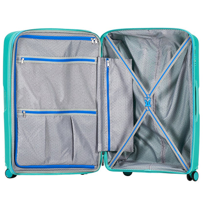 Tosca Bel-Air 3-Piece Luggage Set TCA510-3 Teal - Lightweight, Durable, TSA Locks