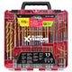 Disston Blu-Mol Xtreme 115 Pieces Drill Bit Set Hex And Round E0100505