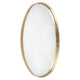 Cafe Lighting and Living Lucille Oval Wall Mirror Gold Leaf Iron Frame — image 3