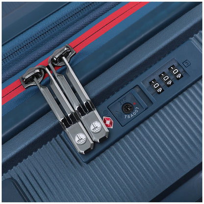 Tosca Bel-Air Blue 3 Piece Luggage Set | A Grade Polypropylene Shell, TSA Locks, Expanders, Dual Glide Wheels, 10-Year Warranty