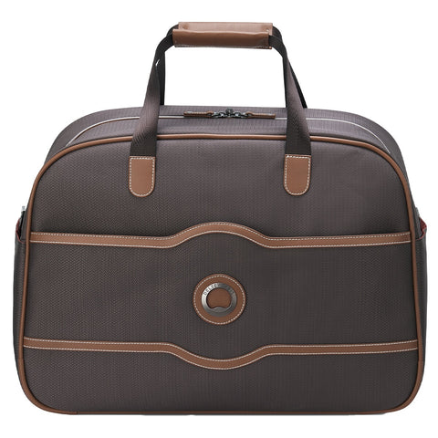 Delsey Chatelet Air 2.0 Weekender Bag 167641006, 45L, French Design, Polyester, Brown - Auzzistore
