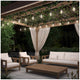 Artika Blaze Outdoor Solar Light Black OUT-BZSO-C6BL | 20 LED Bulbs, 12.8m String, 4 Modes, USB-C Recharge, 300 Lumens – view 5