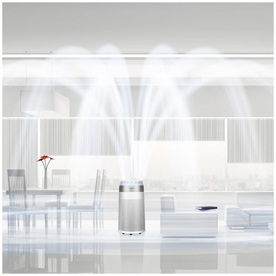 Cuckoo H14 True HEPA Large Room Air Purifier CAC-D2020FW | Extensive Coverage, Air Quality Monitoring, Filtration Efficiency, Versatile Modes