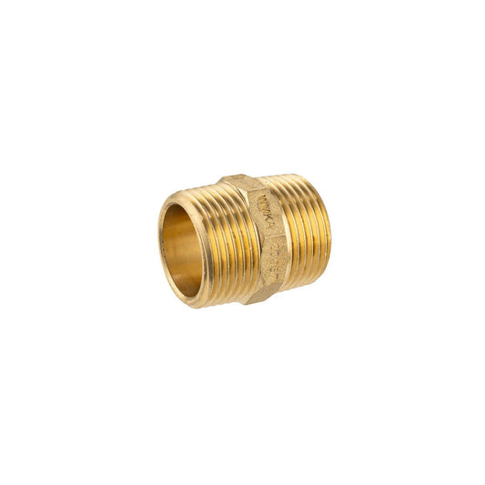 Brasshards 25mm Brass Threaded Hexagon Nipple - Lead-Free - Durable - Auzzistore
