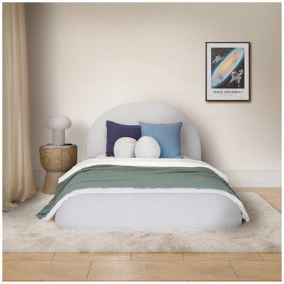 Aesthetik Kids King Single Upholstered Bed AK642524Z Grey Stylish