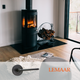 Lemaar Black Orba Passage Set - 65mm Zinc - Durable Electroplated Finish