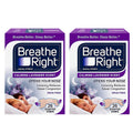 Breathe Right Calming Lavender Nasal Strips 2 x 26 BRLAV52 Flexible Bands