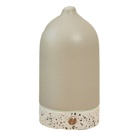 Ellia Pure Aroma Diffuser 100ml - Ultrasonic, 7-Hour Runtime, White Ceramic