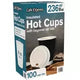 Cafe Express Double Wall Hot Cups and Lids 236ml 100 Pack Takeaway Coffee — image 7