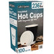 Cafe Express Double Wall Hot Cups and Lids 236ml 100 Pack Takeaway Coffee — image 8