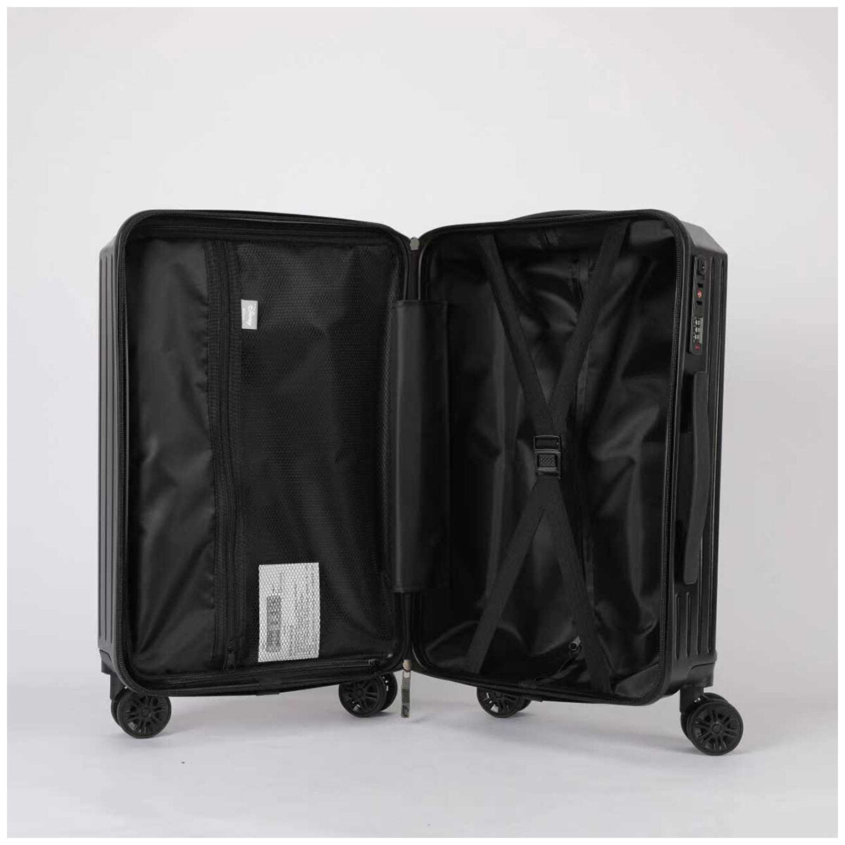 Disney Mickey 2 Piece Luggage Set DIS395-2 Black, ABS/Polycarbonate, TSA Locks, 5-Year Warranty