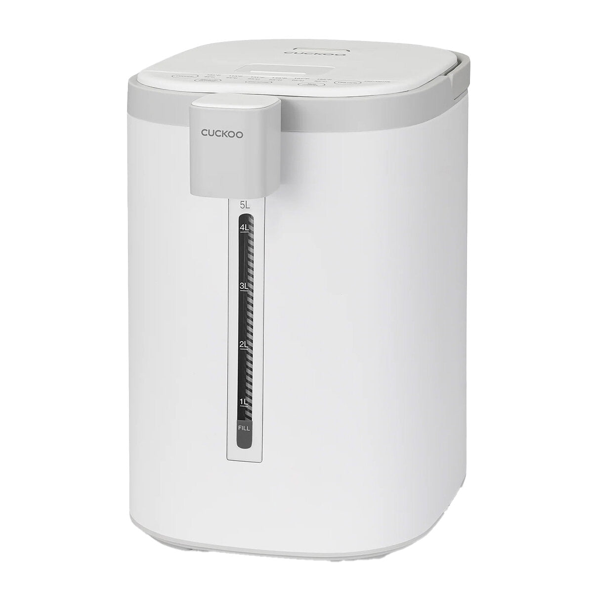 Cuckoo CWP-A501TW 5L Automatic Water Dispenser, Custom Temp, Child-Safety, Stainless Steel