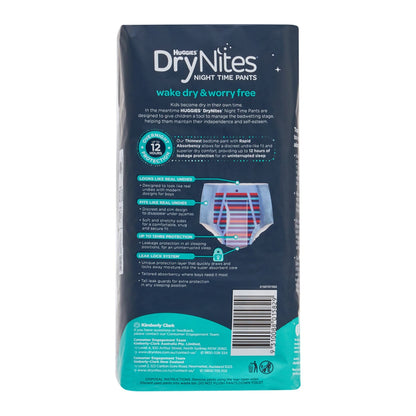 Huggies DryNites Boys Night Pants 8-15 Years 48 Pack - Rapid Absorbency, Model 21507