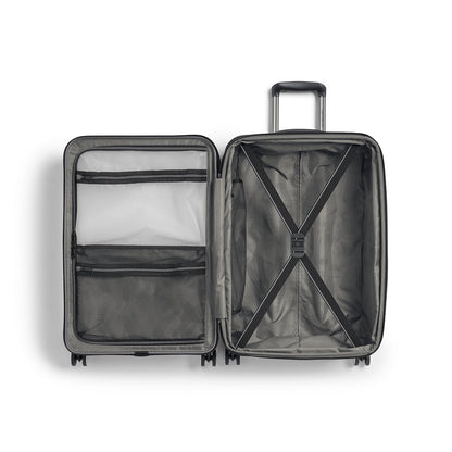 Samsonite Parallax 3-Piece Hardside Luggage Set, Black, Model 156733, Eco-Friendly Spinner