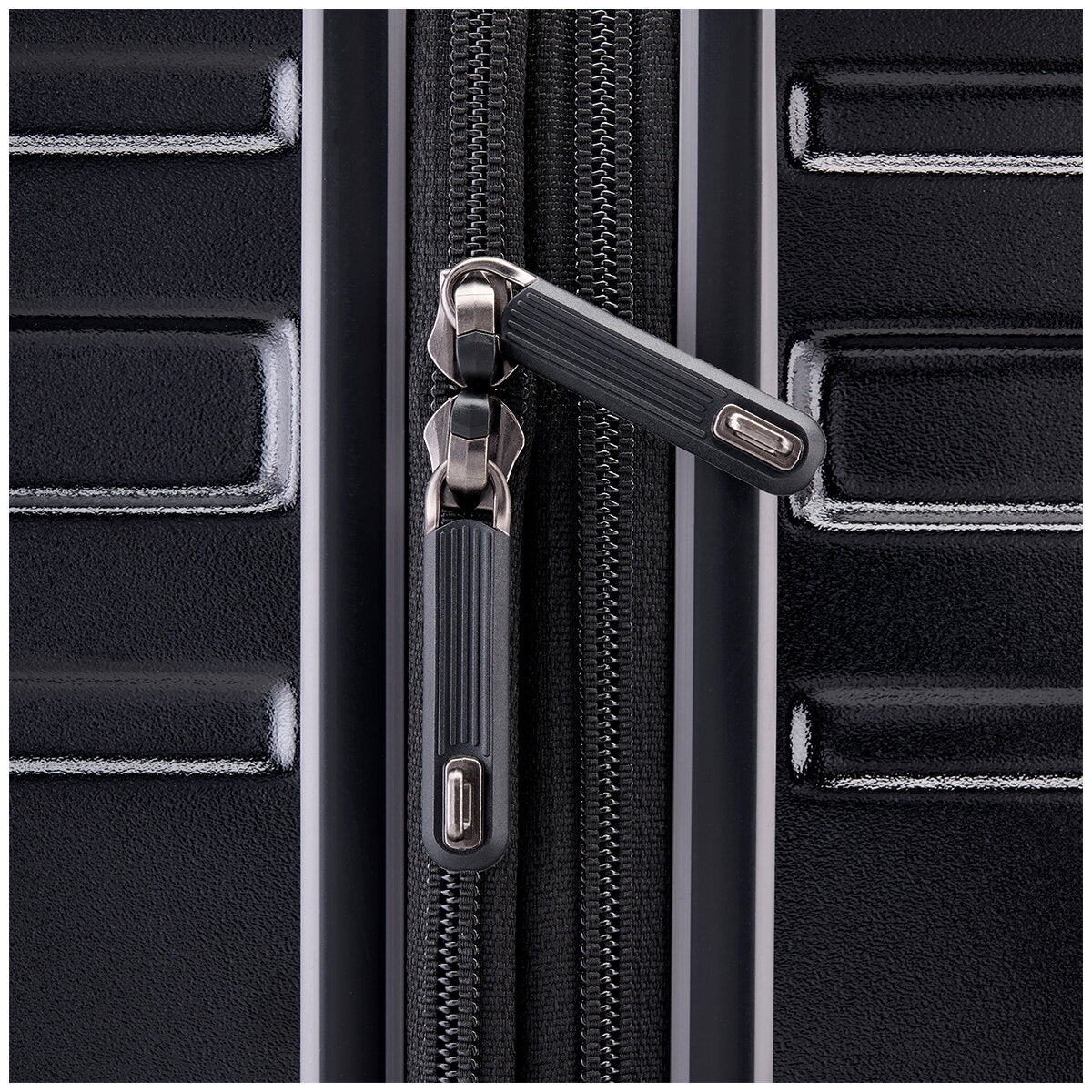 Samsonite Parallax 3-Piece Hardside Luggage Set, Black, Model 156733, Eco-Friendly Spinner