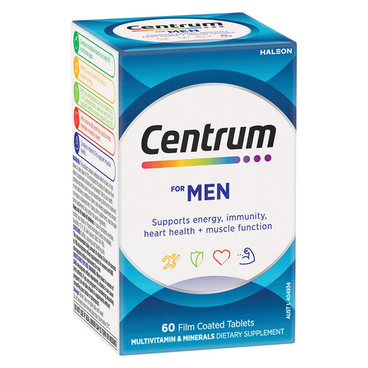 Centrum Men Multivitamin 120 Tablets, Supports Energy & Immunity – view 2 - Auzzistore