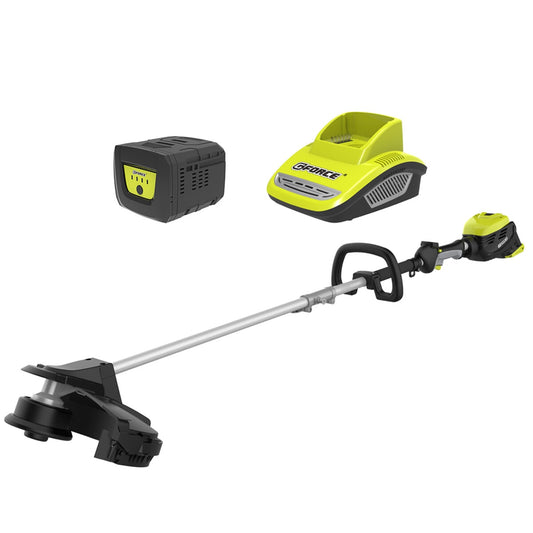 G Force 60V Brushless Line Trimmer Kit EV LT1K, 800W Motor, 400mm Cutting Width - Auzzistore