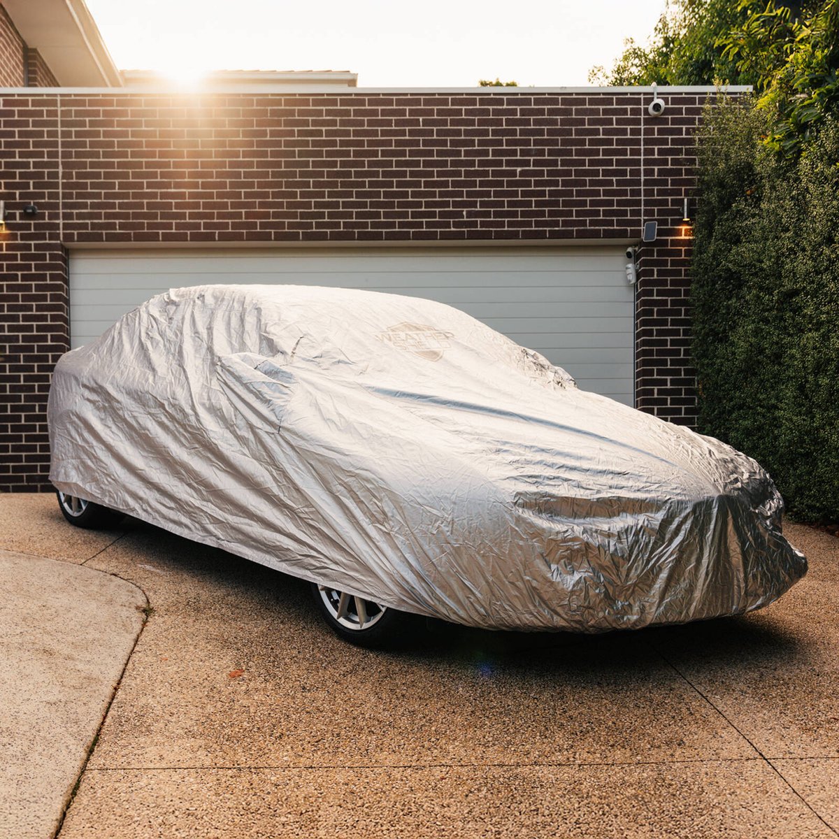 Weathershield Outdoor Sedan Car Cover - 1500mm x 4900mm - Silver - Wea ...
