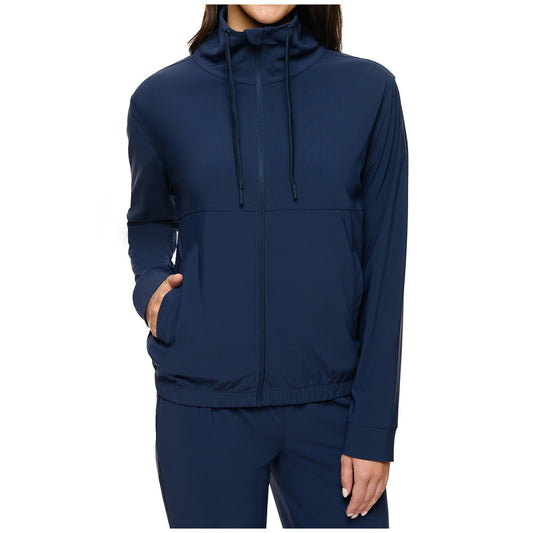 Kirkland Signature Ladies Active Zip Jacket Total Eclipse, 4-Way Stretch, Moisture-Wicking – view 2