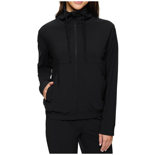 Kirkland Signature Ladies' Active Zip Jacket Black, 4-Way Stretch, Moisture-Wicking, Quick-Dry – view 2
