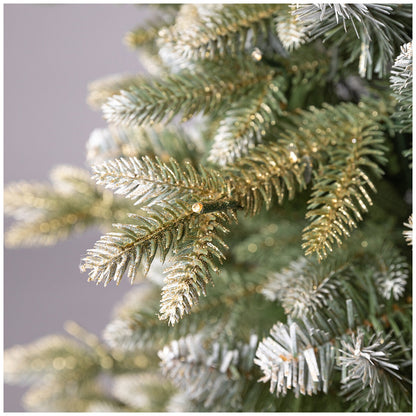 Pre-Lit Glitter Frosted Christmas Tree 1.37m, 200 LED Lights, Model TG46P4826D67
