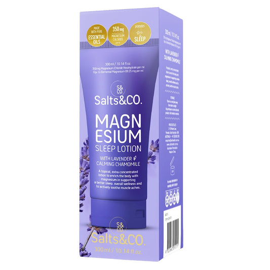 Salts & Co Magnesium Sleep Lotion 300ml - 35% Magnesium, Vegan, 350mg/ml, All Ages – view 2 - Auzzistore
