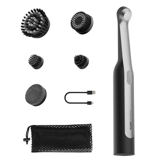 HOTO Wand Cordless Spin Scrubber QWQJA07, 210 Min Runtime, IPX7 Waterproof, 5 Scrub Heads – view 2