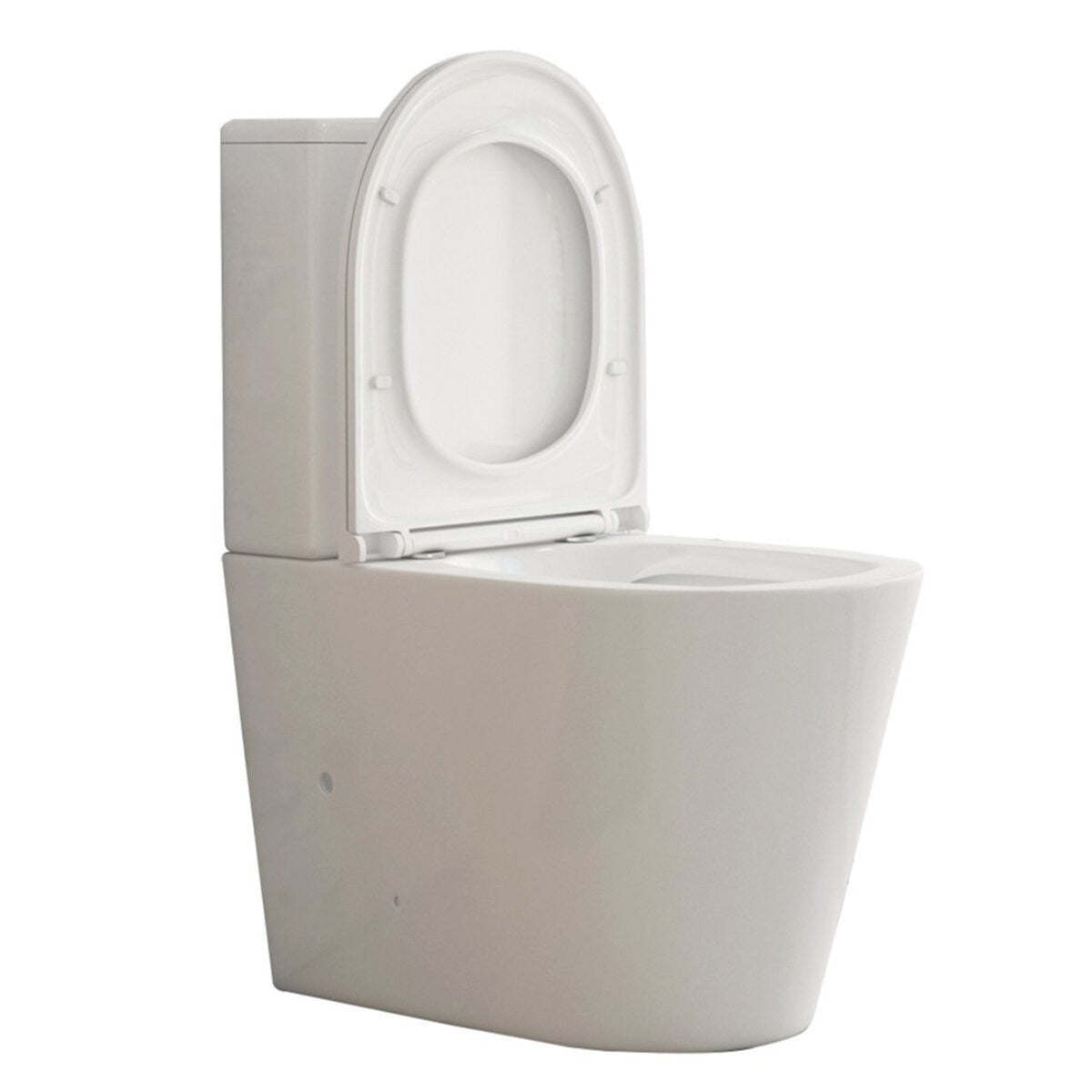 Mercio London Back to Wall Toilet LP-T6, Rimless Flush, 4.5L/3L, Soft Close Seat