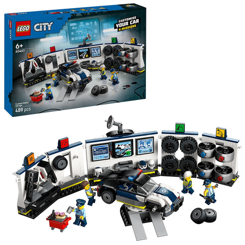 LEGO City Custom Police Car Garage 60457 - Auzzistore