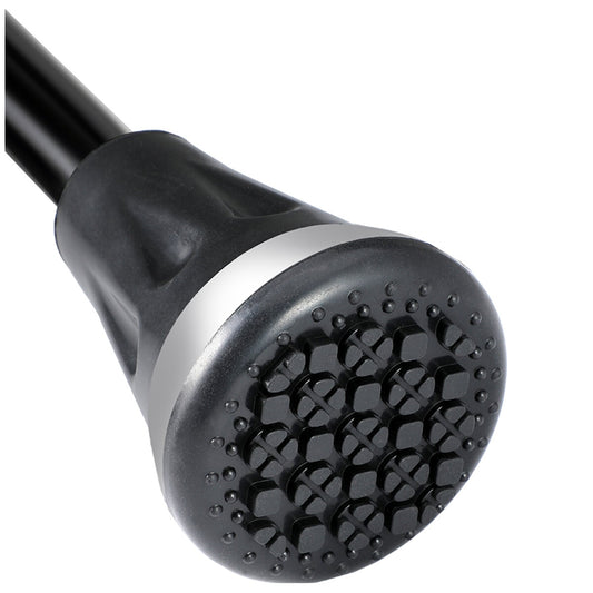 Rehand Walking Stick Black RH100754 - Foldable, Adjustable, Shock Absorption, 158kg Capacity