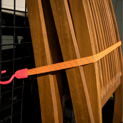 GRUNT Reflecta Flat Bungee Strap - 80cm - Rubber - Reflective