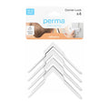 Perma Child Safety Corner Drawer Locks 4 Pack - 120mm x 190mm - White