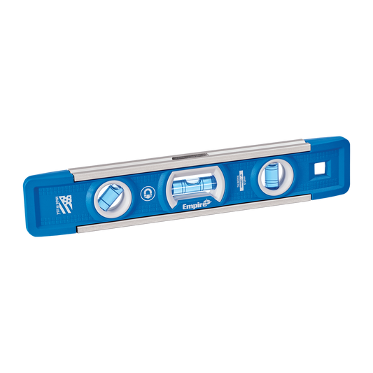 Empire 225mm Magnetic Torpedo Level - True Blue® Vials - Blue - Auzzistore
