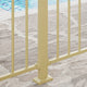 Protectoral Aluminium Pool Fence Brackets 38x25mm Primrose 4 Pack