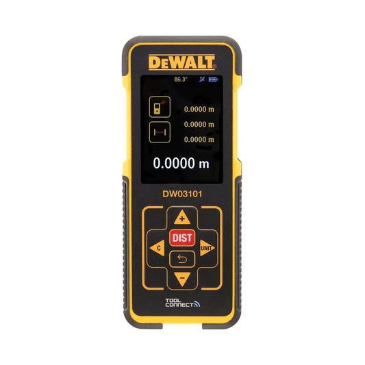 Dewalt Laser Distance Measurer - 100m - Rubber - IP65 Water Resistant - Auzzistore