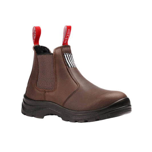 She Wear Inspires Women's Safety Workboots Size 6 - Brown - Steel Toe - Lightweight