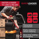 Quickloader 4 Retractable Ratchet Tie Down Strap 2 Pack - 2m 25mm - 400kg Capacity - Red